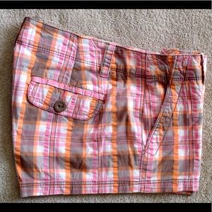 Aeropostale Plaid Shorts Sz 3/4